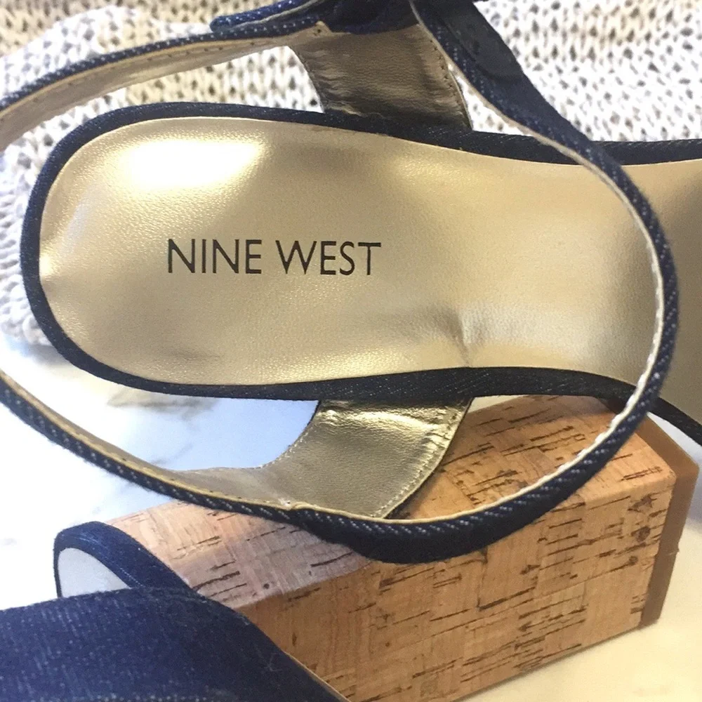Nine West Keira Embellished Platform Sandals